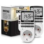 2X NOVKIT Digitale Zeitschaltuhr