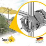 4smile Sonnenschirmhalter Balkongeländer 