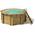 Holzpool Kalea Platin Komplettset von Paradies Pool