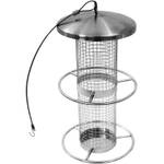 Haushalt International Edelstahl Vogelfutterstation