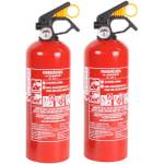 HausundWerkstatt24 - 2 Stück ABC-Pulverfeuerlöscher