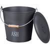 Ascheeimer mit Deckel von Relaxdays