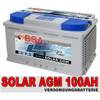 Solarbatterie 12V 100Ah Solar Akku von BSA