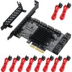 MZHOU PCI-E SATA Erweiterungskarte