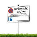 Aerhimiy XL Privatparkplatz Schild