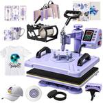 Akeydiy 5-in-1- Professionelle Multifunktionale Heißpresse