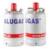 Propangasflaschen von Alugas