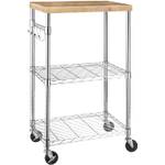 AmazonBasics Küchenrollwagen WSF-1521C 