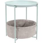 AmazonBasics Runder Metalltisch