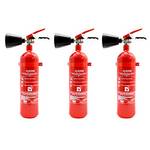 Andris CO2 Feuerlöscher 3er Pack