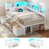 Jugendbett mit LED-Beleuchtung 6012-XIUB von AOGLLATI