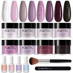 AOKITEC Dipping Powder Nails Set