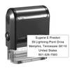Custom Stamp Self Inking-5 Lines von Aolun