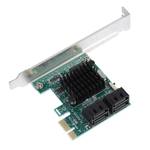 ASHATA Super Speed PCIE zu 4-Port SATA 3.0 Erweiterungskarte