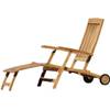 Hochwertiger Teak Steamer DECKCHAIR von ASS