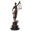 Bronzeskulptur Justitia von aubaho