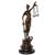 Aubaho Bronzeskulptur Justitia