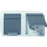 Gira Doppelsteckdose Aufputz 1129898