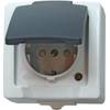 Nautic Aufputz-Steckdose 107856005 von Kopp