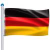 Aluminium Fahnenmast mit Umlenkrolle von Aufun