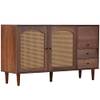 Rattan Kommode von Azkoeesy