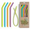 Silikon-Trinkhalme von Softy Straws