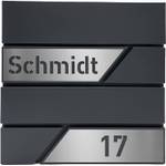 AlbersDesign Personalisierter Design Briefkasten RAL7016