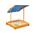 Sandkasten mit Dach von Friedo products
