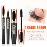 Sporteon 2 in 1 4D Silk Fiber Eyelash Mascara + Eyeliner