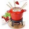 Fondue-Set aus Gusseisen von Virklyee