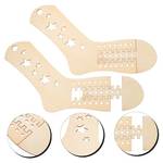 Valiclud 2 Stück Flechtwerkzeug Handstrick-Sockenformen