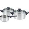 Topfset 3-teilig Edelstahl Induktion von KHG