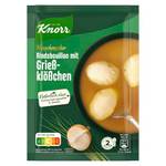 Knorr Rindsbouillon mit Grießklößchen