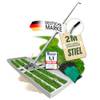 Rasen Rakel 80 x 30 cm von Easimo