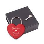 Laublust Liebesschloss mit Gravur