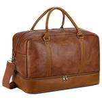 Baosha Große Leder-Reisetasche