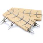 BargenBasics 2er-Set Flammlachsbretter