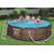 Bestway Steel Pro Max Pool Rattan-Optik