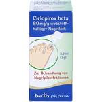 Betapharm Arzneimittel GmbH Ciclopirox Nagellack gegen Nagelpilz