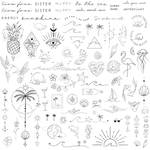Betessin Temporäre Tattoos