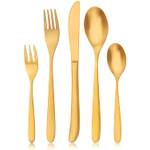 Bettlife Matt Gold Besteck Set