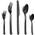 Schwarz Mattiert Essbesteck von BEWOS
