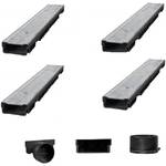 Bielbet Entwässerungrinne Verzinkter Stahlrost