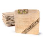 BIOZOYG Palmware Hochwertiges Palmblattgeschirr I 25 Stück