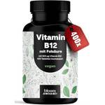 Bloom Naturals Beauty Supplements Vitamin B12 mit Folsäure