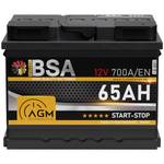 Bsa AGM Batterie 12v 65Ah