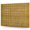 Wordclock Jupiter Jupiter gelaserter Edelstahl von build-yours