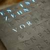 WordClock Jupiter Beton von build-yours