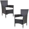2er Set Gartenstuhl 107087 von Casaria