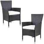 Casaria 2er Set Gartenstuhl 107087